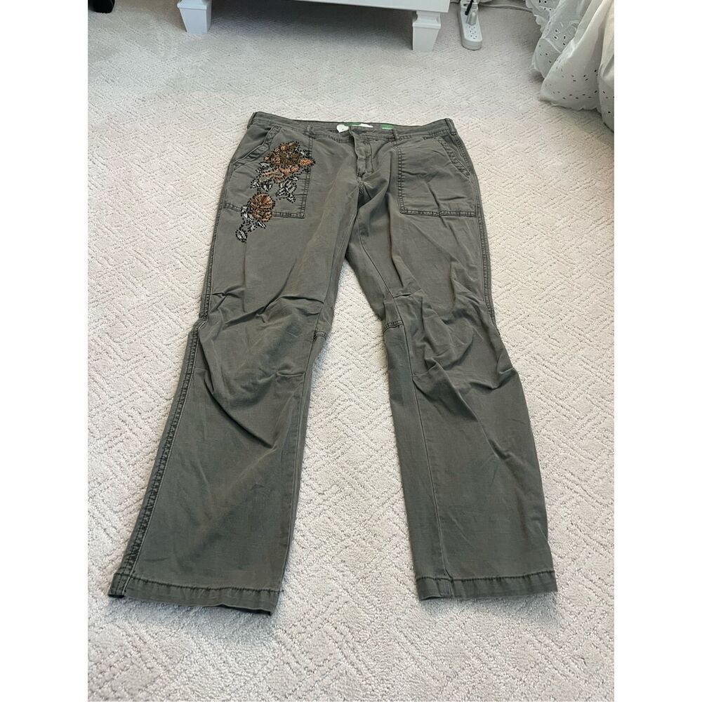 Anthropologie The Wanderer Sequined Pants